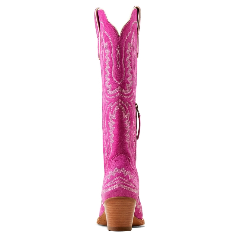 SOLDOUT Elsewhere Ariat - Women's Casanova Haute Pink Suede Boot Size - Picture 7 of 12